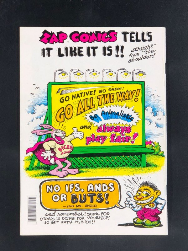 Zap Comix #2 (1968) 5th Print Written and Illustrated by Robert Crumb