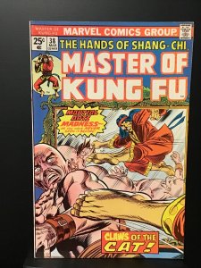 Master of Kung Fu #38 (1976) FN+ 6.5 1st appearance The Cat