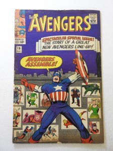 The Avengers #16 (1965) VG- Condition moisture stain
