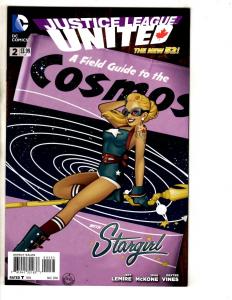 Justice League United # 2 NM 1st Print Bombshell Variant DC Comic Book J303