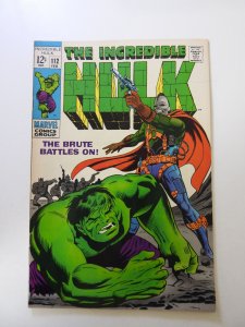 The Incredible Hulk #112 (1969) VF- condition