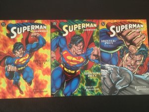 SUPERMAN/DOOMSDAY: HUNTER-PREY #1, 2, 3 VFNM Condition