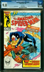 Amazing Spider-Man #275 CGC Graded 9.8 Hobgoblin, Rose, Kingpin App.