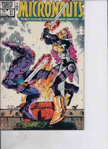 Marvel Comics! The Micronauts! Issue 51!