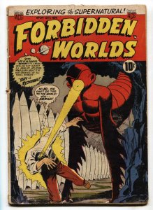 Forbidden Worlds #34--1954--ACG---Vampire woman--Pre-code horror--comic book