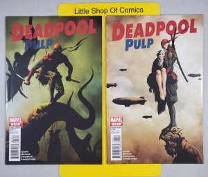 Deadpool Pulp #1 #2 #3 #4 Complete Set 2010 Marvel Comics