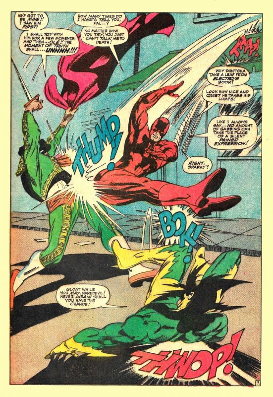 DAREDEVIL ANNUAL #1 (Sept1967) 7.5 VF- Stan Lee! Gene Colan! All New Material!