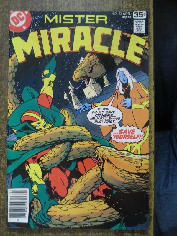 MISTER MIRACLE 23 F Mike GOLDEN! 4/1978 COMICS BOOK