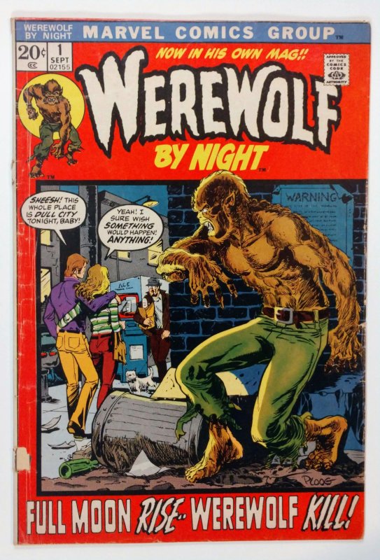 Werewolf by Night #1 (1.0. 1972) 1ST SOLO TITLE AND ONGOING SERIES