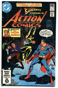 ACTION #521-1981-1st appearance VIXEN-SUPERMAN-VF+