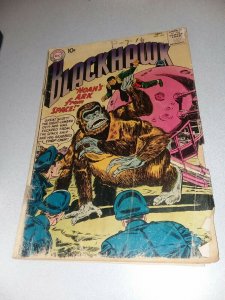 BLACKHAWK #152 dc comics 1960 early silver age scifi Space Gorilla Cover!