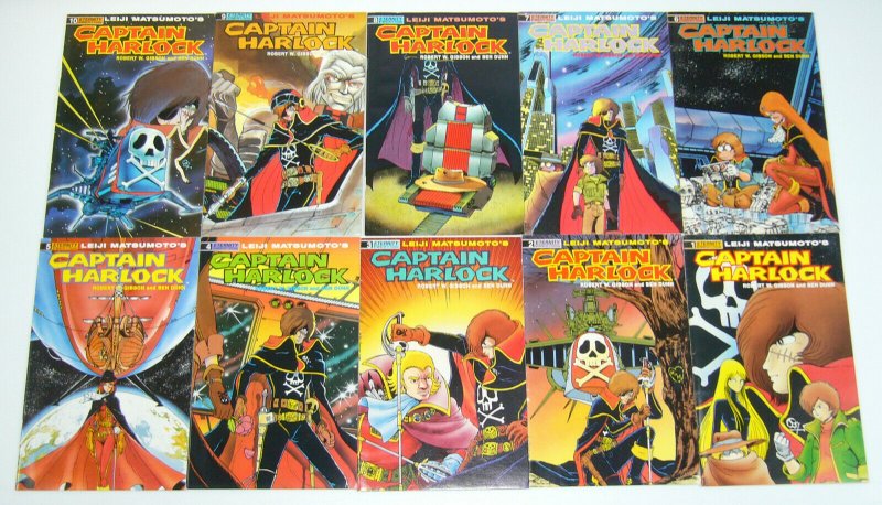 Captain Harlock #1-13 VF/NM complete series BEN DUNN leiji matsumoto set manga