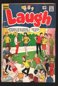 Laugh#163 1964-Archie-party cover-Betty & Veronica-G