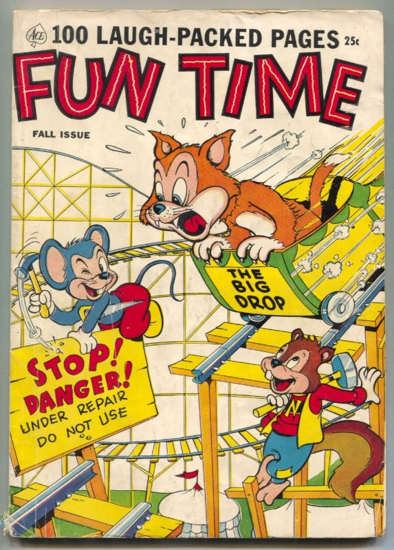 Fun Time #3 1953- wacky golden age giant issue- VG