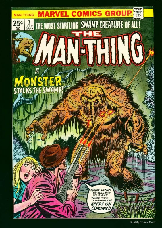 Man-Thing #7 NM+ 9.6 White