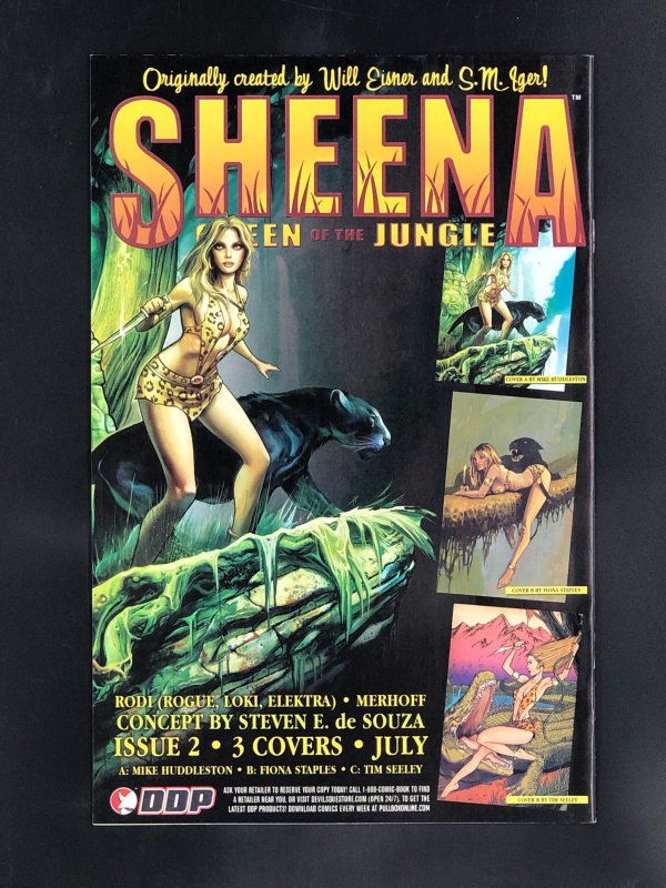 Sheena, Queen of the Jungle #1 Seeley Cover (2007)
