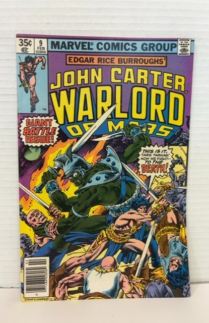 John Carter Warlord of Mars #9 (1978)