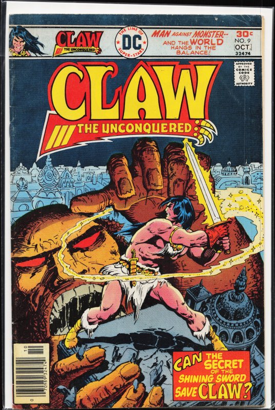 Claw the Unconquered #9 (1976) Claw the Unconquered