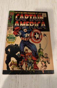 Captain America #100 (1968)premier issue solo series  foxing/tanning