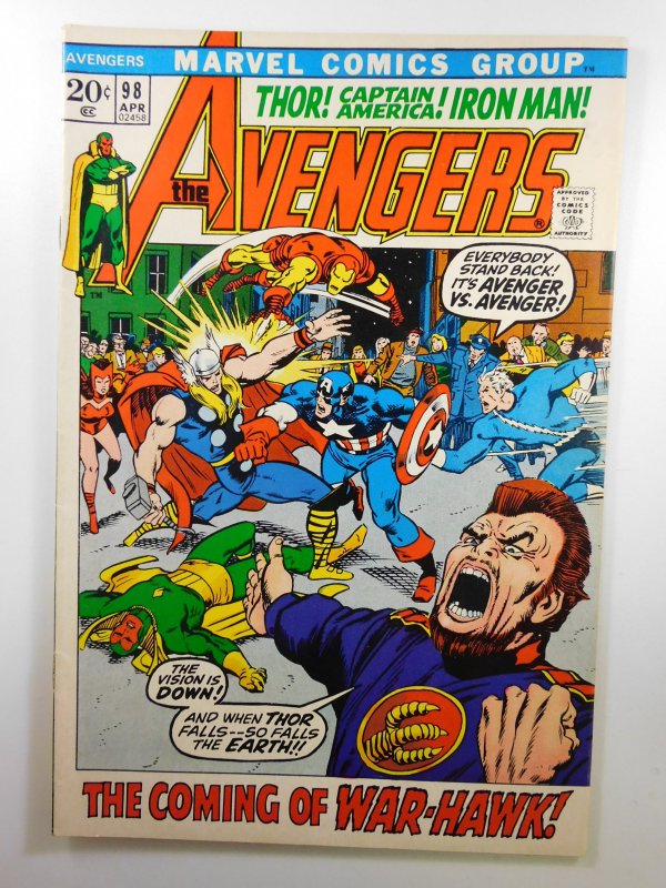 The Avengers #98 (1972) VF-