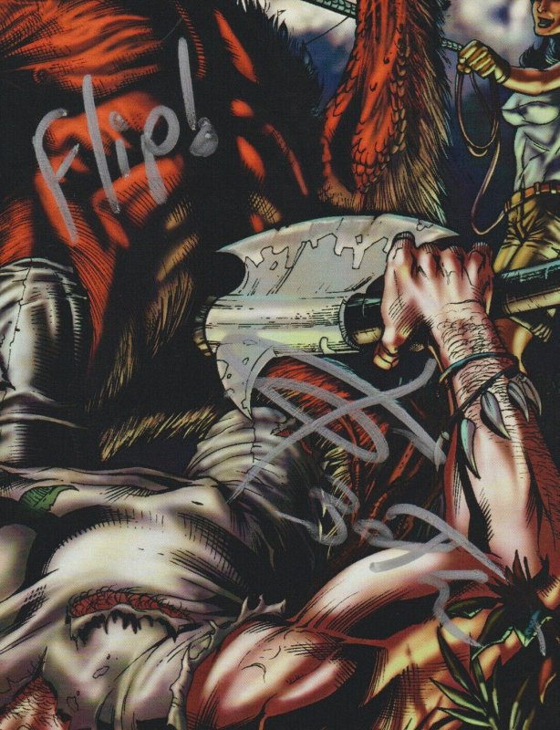 Redneck Red #2 (Mar 2009, Fierce Comics), NM (9.4), signed by Filipiak & Batton