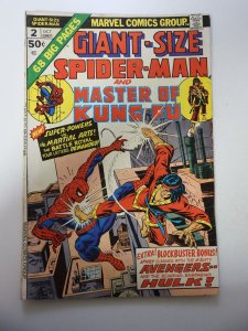 Giant-Size Spider-Man #2 FR/GD Cond 3 cumulative spine split, moisture stains