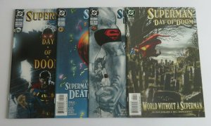 Superman Day of Doom #1 2 3 4 Complete Set High Grade VF/NM DC Comics 2003