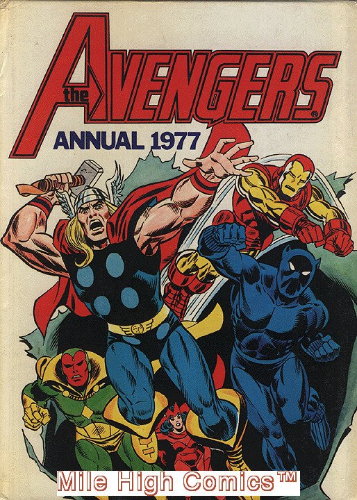 AVENGERS UK ANNUAL HC #1977 Very Fine