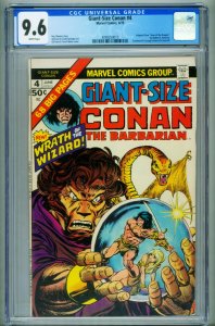 Giant-Size Conan #4  1975 - Marvel -CGC 9.6 - Comic Book-4048259010