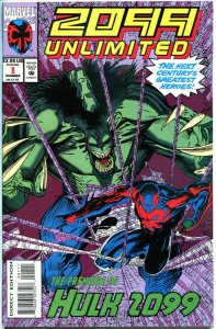 2099 UNLIMITED #1, NM, Hulk, Spider-man, 1993, more Marvel in store