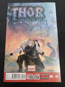 Thor: God of Thunder #2, NM 1st Gorr God Butcher, Marvel, 2012