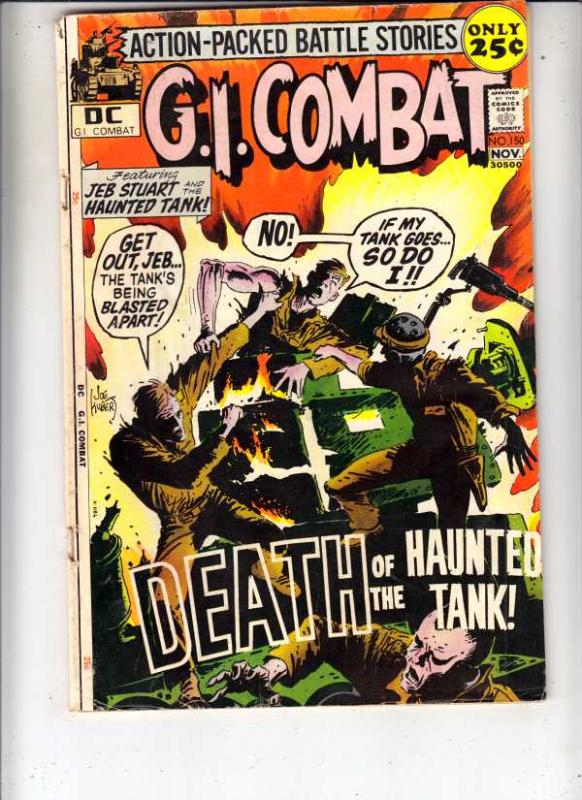 G.I. Combat #150 (Nov-71) VG+ Affordable-Grade The Haunted Tank, Ice Cream So...