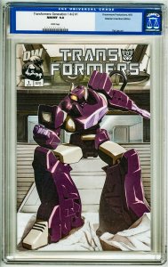 Transformers: Generation 1 #v2 #1 Retailer Incentive Edition CGC 9.8!