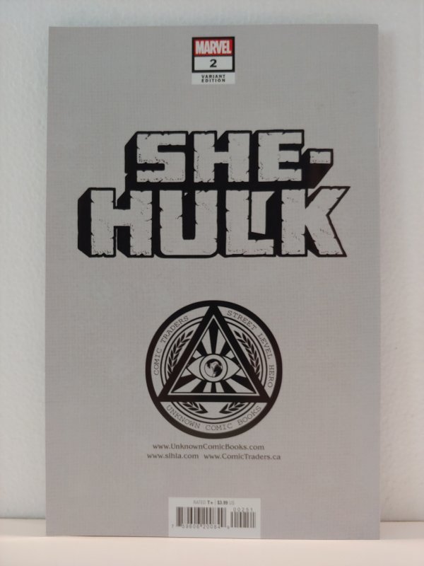 She-Hulk #2 David Nakayama Virgin Variant (2022) VF/VF+