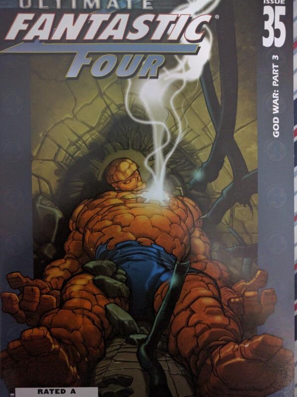 Lot Of 5 Ultimate Fantastic Four Marvel Comic Books #41 42 43 44 45 Thor   BF3