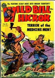 Wild Bill Hickok #18 1954-Avon-Everett Raymond Kinstler-western thrills-G