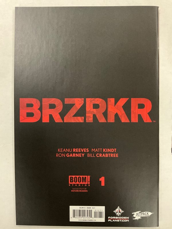 BRZRKR #1 Jetpack Comics Cover A (2021)