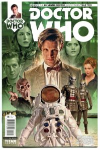 DOCTOR WHO #14 B, NM, 11th, Tardis, 2015, Titan, 1st, more DW in store, Sci-fi