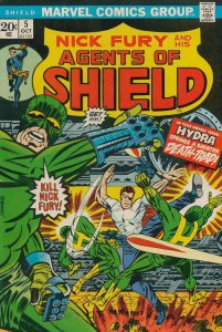 SHIELD #5 FN ; Marvel | Steranko Nick Fury And His Agents of S.H.I.E.L.D.