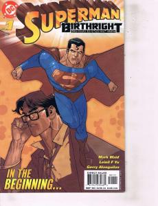 Lot Of 2 DC Comic Books Superman Plus Legion #1 and Birthright #1 ON4