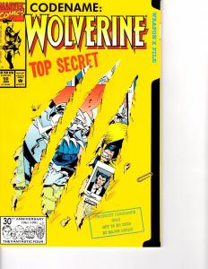 Lot Of 2 Marvel Comic Book Cable #2 and Wolverine #50 AH12