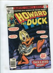 HOWARD THE DUCK #12 (9.0) 1ST KISS CAMEO 1977