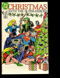 Lot of 8 DC Comics Demon 21 Flash 1 Blue Devil 7 6 Christmas Superheroes 1++ DS2