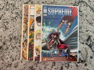4 Image Comic Books Supreme 8 + Brigade 1 + Cyber Force 2 + Regulators 3 NM J995