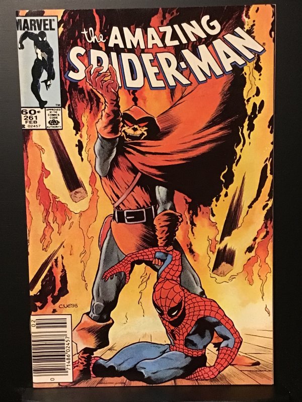 Amazing Spider-Man #261 (1985) VF+ 8.5 Newsstand Hobgoblin and Rose appearance