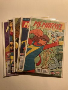 Ms.Marvel 2 3 4 5 6 Lot run Set Near Mint Marvel
