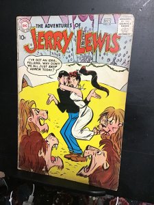 Adventures of Jerry Lewis #54 (1959) affordable grade, Lions den cover! GD/VG