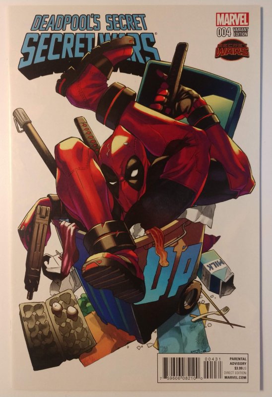 Deadpool's Secret Secret Wars #4 (9.4, 2015) Yusuke Kozaki Manga Variant