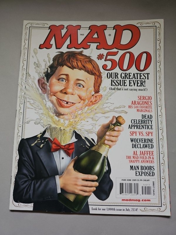 2009 MAD MAGAZINE 500 the Looking Back Issue Fine-