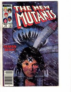 The New Mutants # 18 VG Marvel Comic Book New Warlock Appearance Key J234 